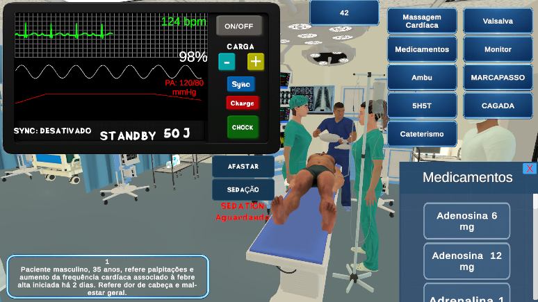 Cardiac Emergency Simulator